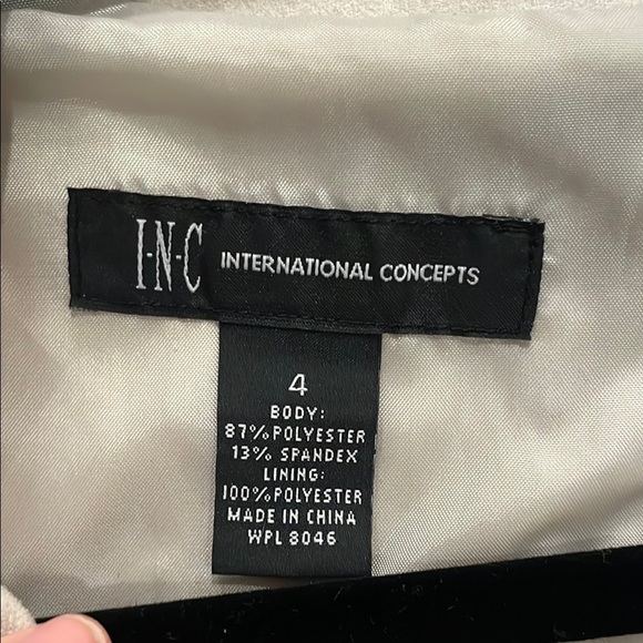 INC International Concepts White Studded Mini Dress - Picture 4 of 7